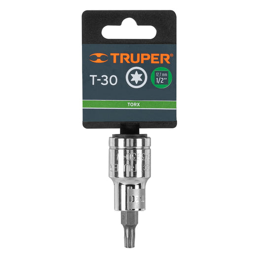 Dado punta torx T-30 cuadro 1/2pulg