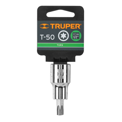 Dado punta torx T-50 cuadro 1/2pulg