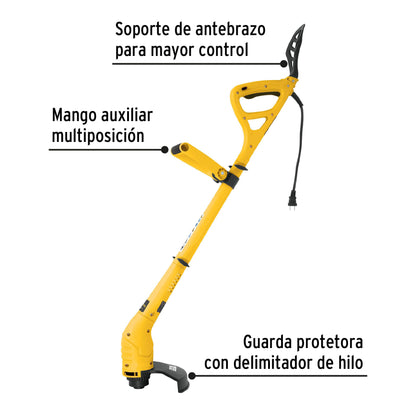Desbrozadora electrica 300 W mango D 9 pulg - SKU 25043