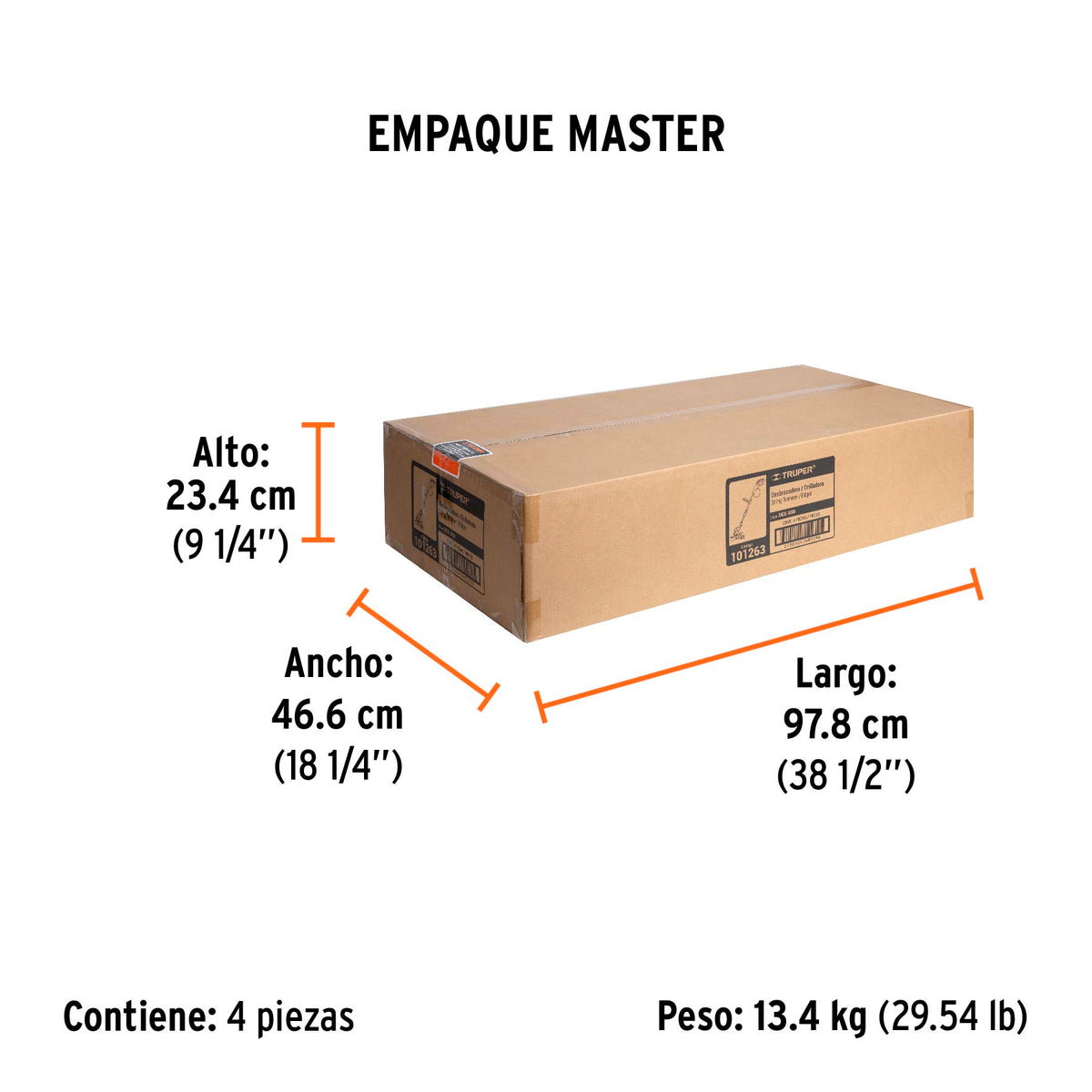 Desbrozadora electrica 550 W mango D 13 pulg - SKU 101263