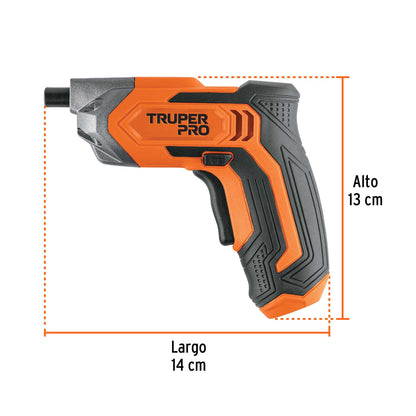 Destornillador inalámbrico de 3.6 V con porta puntas magnético