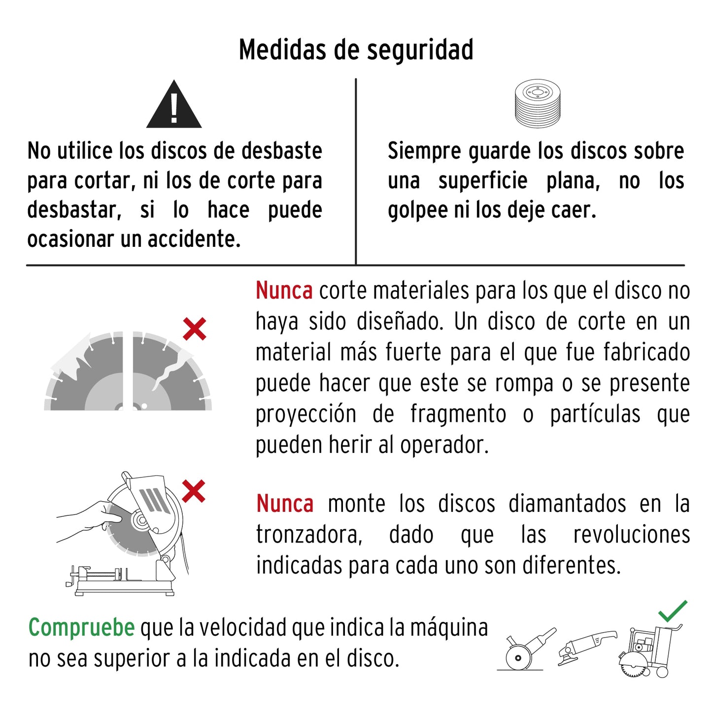 Disco de diamante de 4 1/2 in x 2.2 mm con rin turbo para corte fino en mármol y loseta