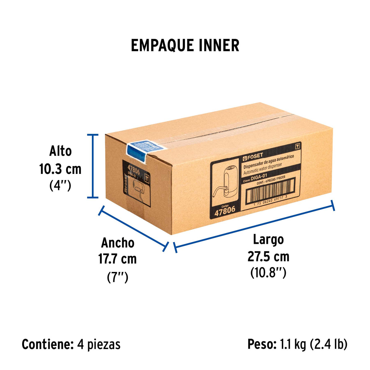 Dispensador eléctrico de agua para garrafón · vista 7