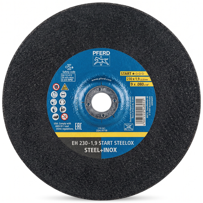 Disco de Corte para Metal e Inoxidable 228.6 mm x 1.9 mm