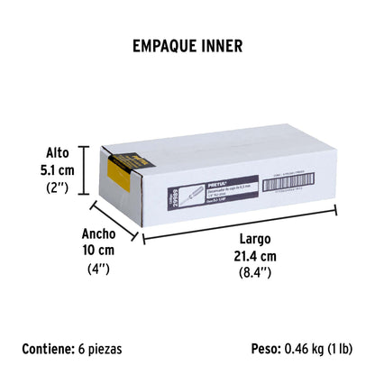 Desarmador de caja 1/4" mango de PVC · vista 7