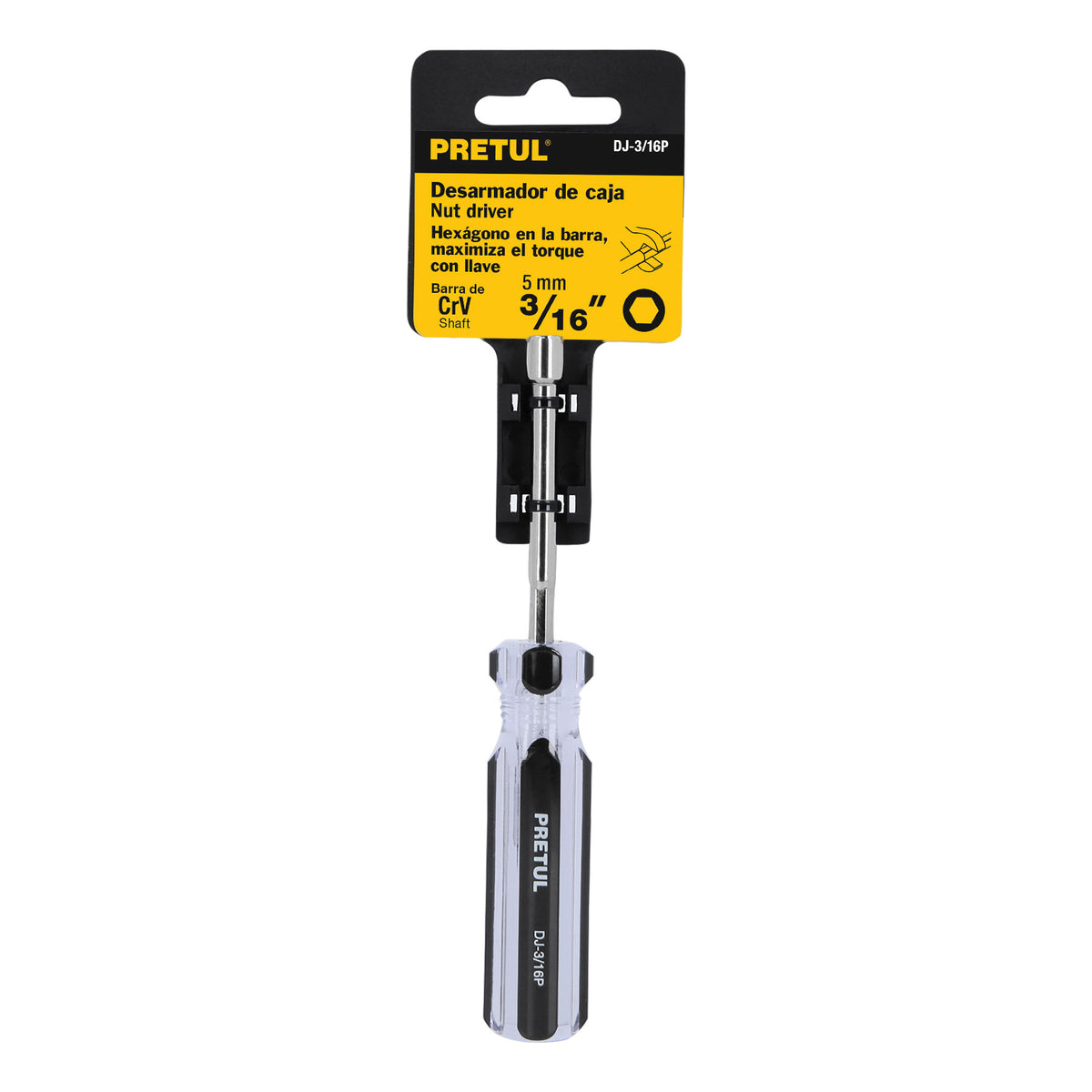 Desarmador de caja 3/16" mango de PVC · vista 3