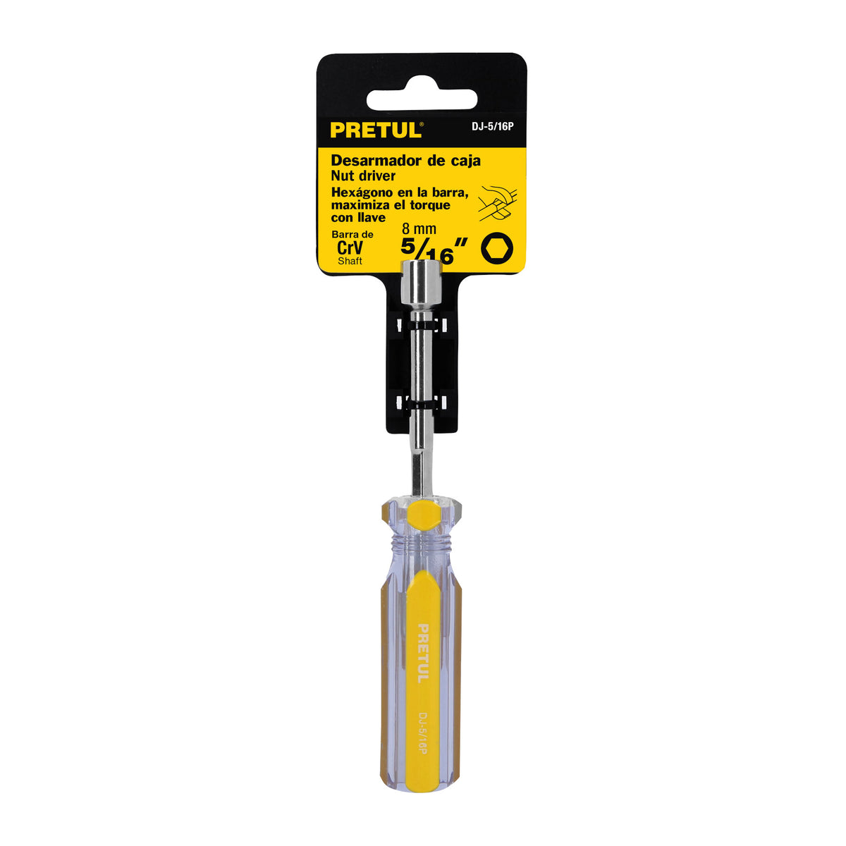Desarmador de caja 5/16" mango de PVC · vista 3