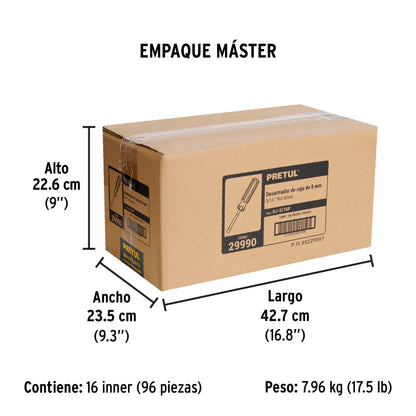 Desarmador de caja 5/16" mango de PVC · vista 8