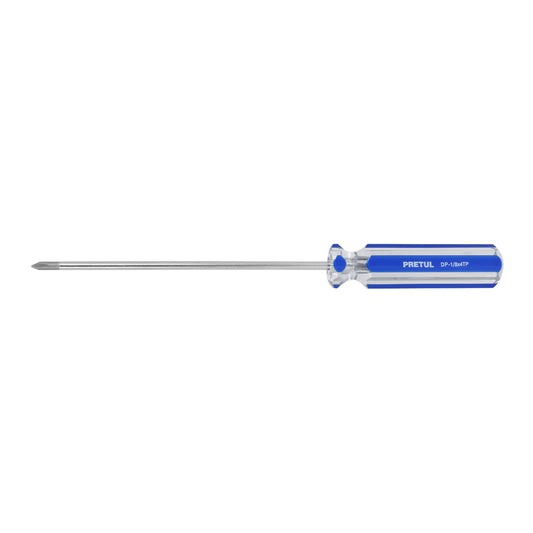 Desarmador de cruz de 1/8 x 4 con mango de PVC