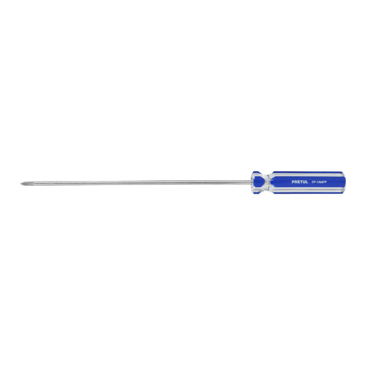 Desarmador de cruz de 1/8 x 6 con mango de PVC