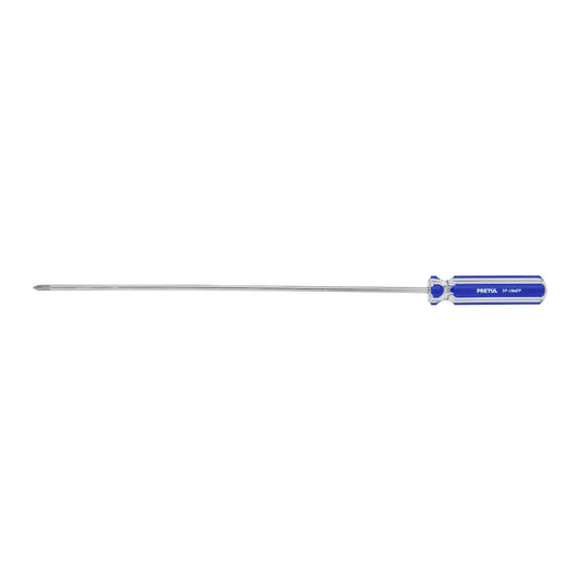 Desarmador de cruz de 1/8 x 8 con mango de PVC