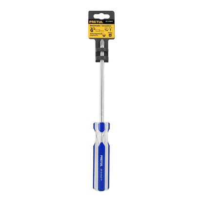 Desarmador de cruz 5/16 x 6 pulgadas con mango de PVC