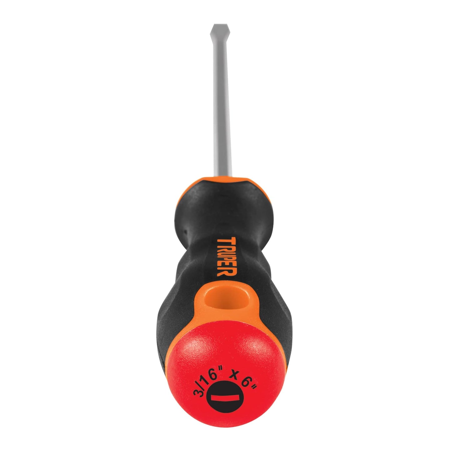 Desarmador plano de 3/16 con barra de 15.24 cm y mango Comfort Grip