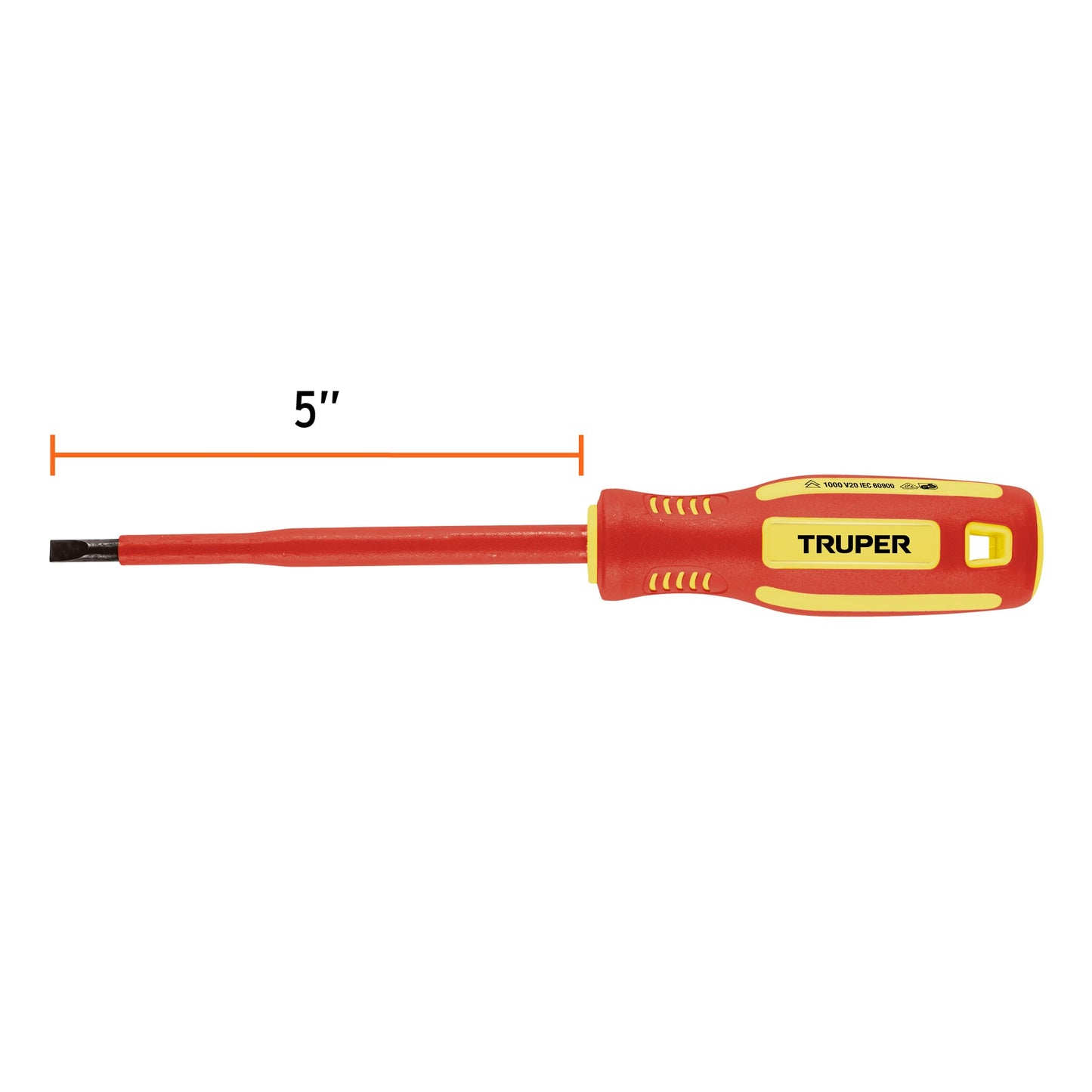 Desarmador dieléctrico plano de 7/32 x 5