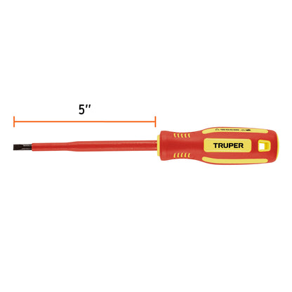 Desarmador dieléctrico plano de 7/32 x 5