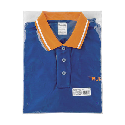 Playera polo performance para hombre azul talla grande