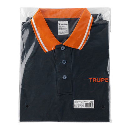 Playera polo performance para hombre gris talla mediana