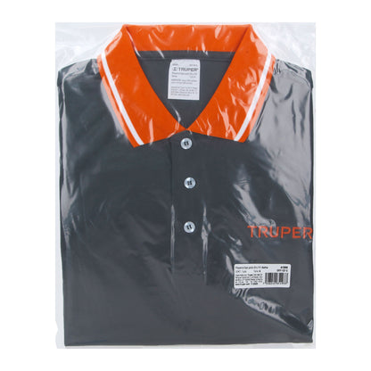 Playera polo performance para mujer color gris en talla G