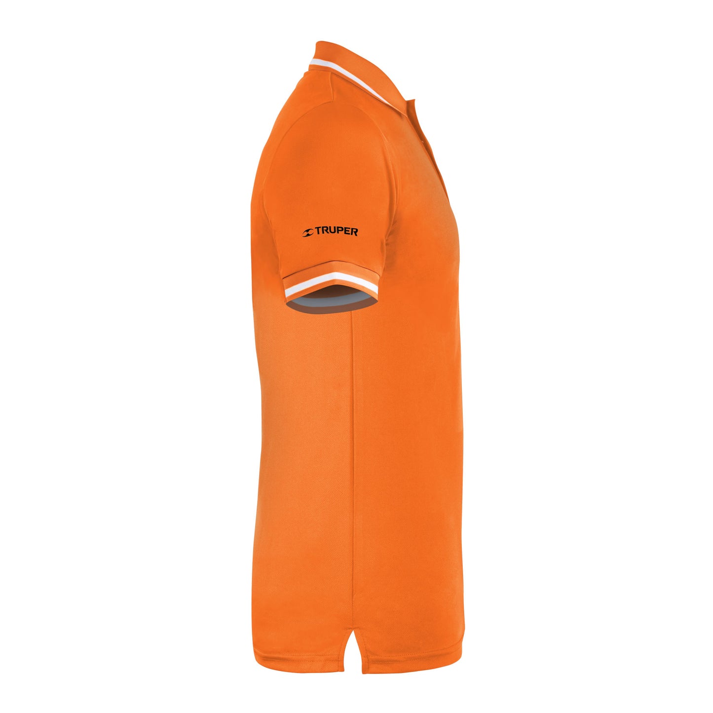 Playera polo performance para hombre naranja talla extra grande