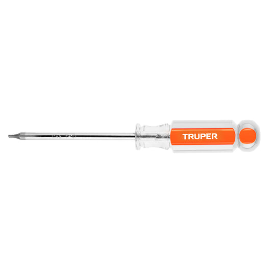 Desarmador Torx T-10 con barra de 10.16 cm y mango de acetato