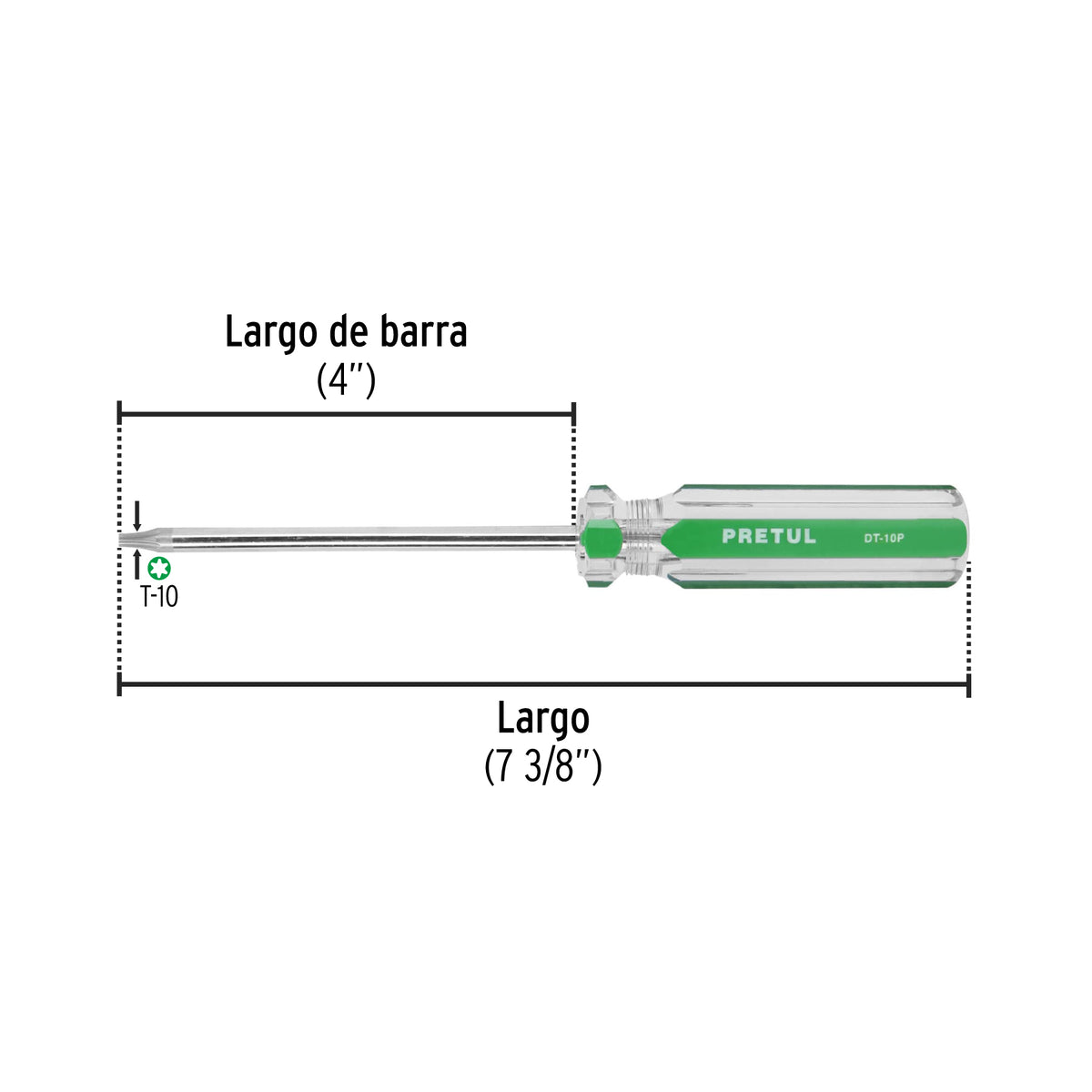 Desarmador punta Torx T 10 mango de PVC · vista 2