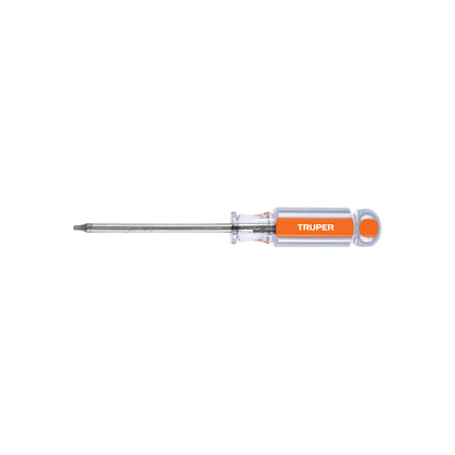 Desarmador Torx T-15 con barra de 10.16 cm y mango de acetato