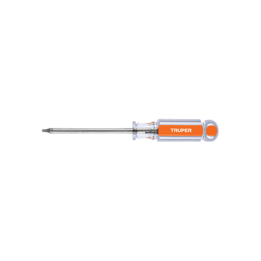 Desarmador Torx T-15 con barra de 10.16 cm y mango de acetato