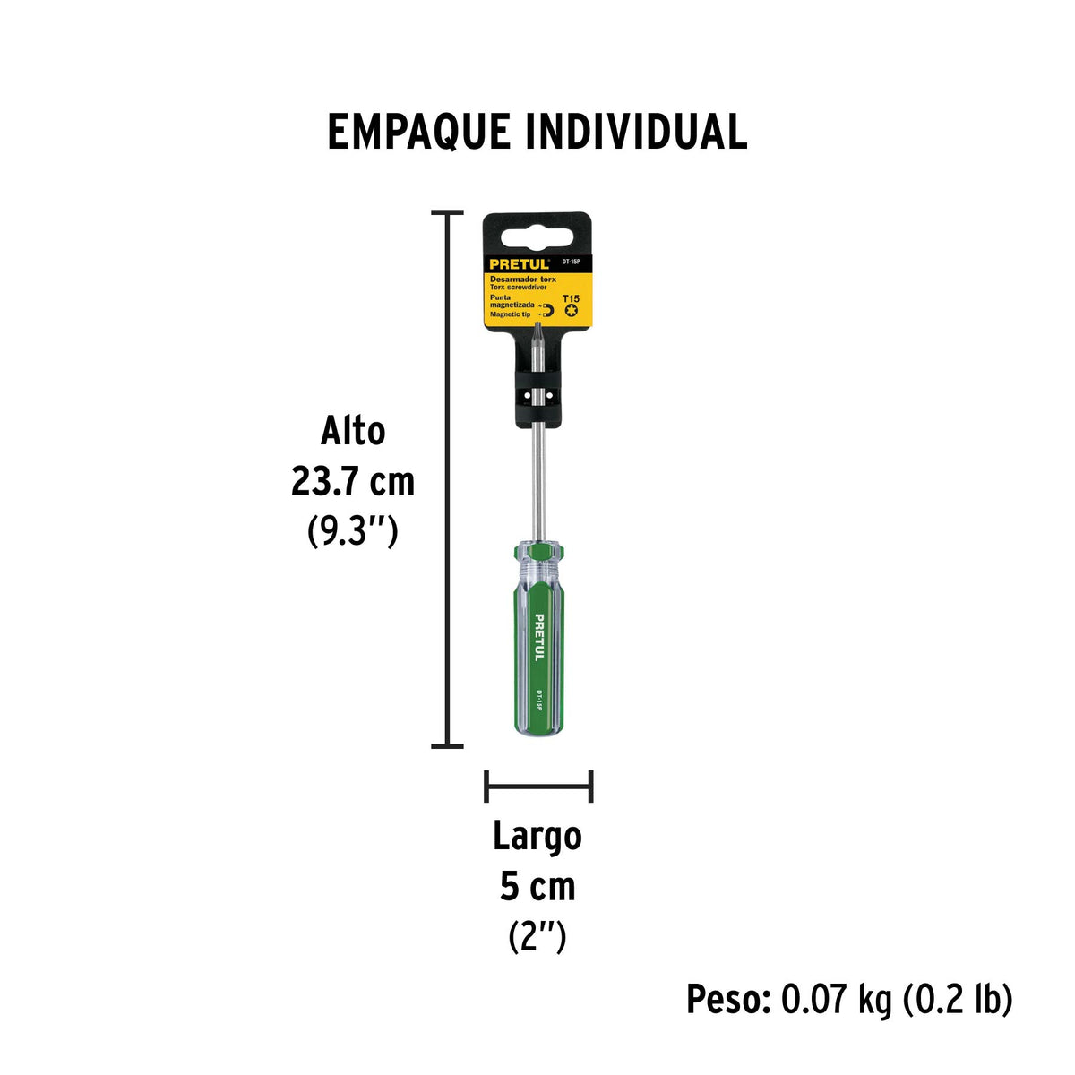 Desarmador punta Torx T 15 mango de PVC · vista 6
