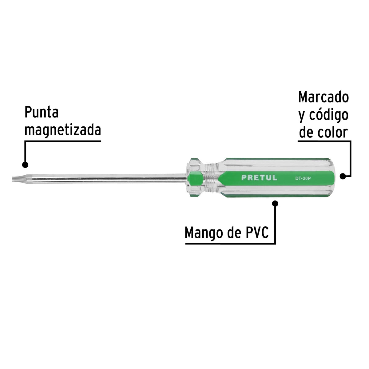 Desarmador punta Torx T 20 mango de PVC · vista 4