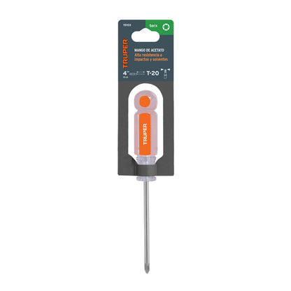 Desarmador Punta Torx T20 Mango Acetato