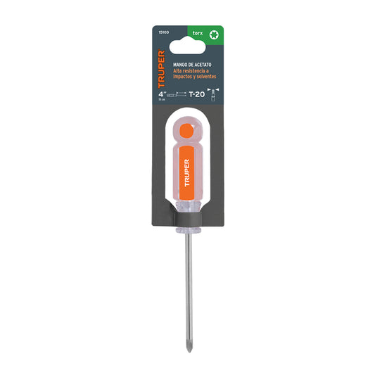 Desarmador Punta Torx T20 Mango Acetato
