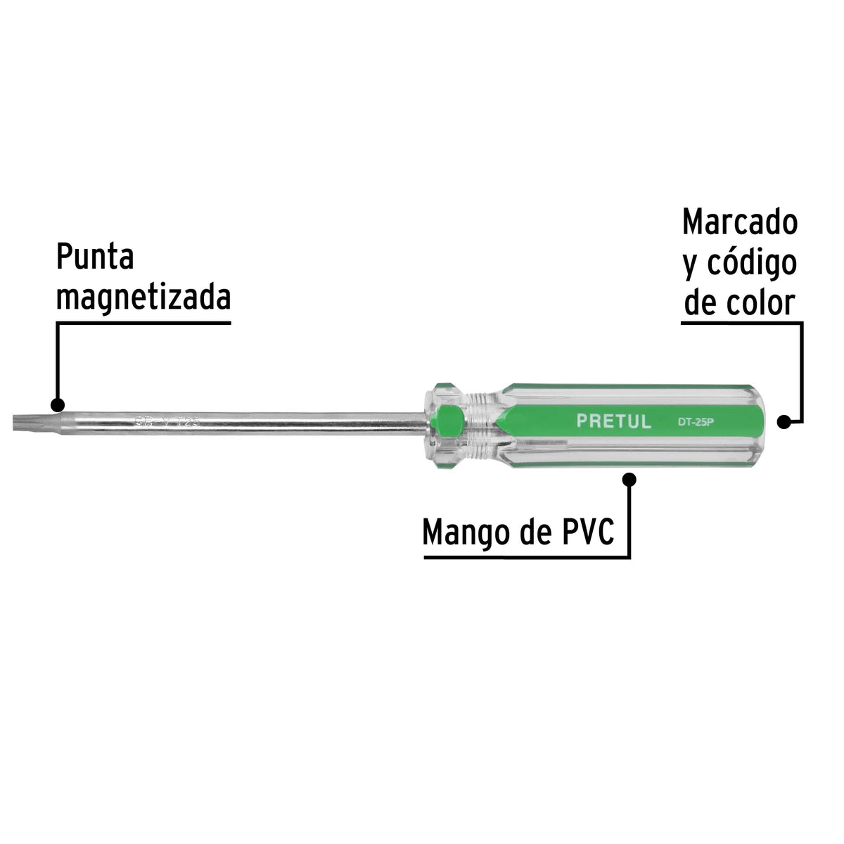 Desarmador punta Torx T 25 mango de PVC · vista 4