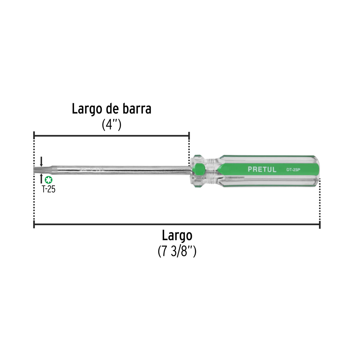 Desarmador punta Torx T 25 mango de PVC · vista 2