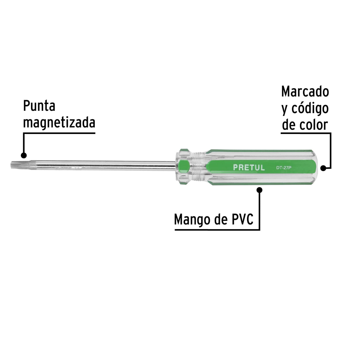 Desarmador punta Torx T 27 mango de PVC · vista 4