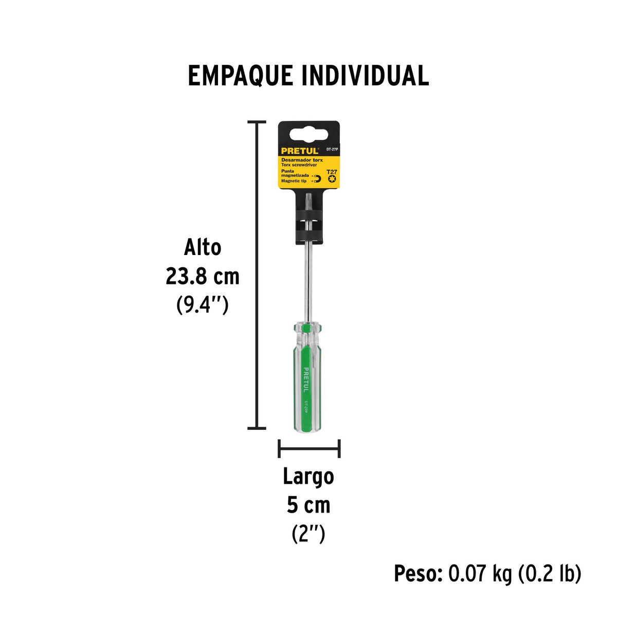 Desarmador punta Torx T 27 mango de PVC · vista 6
