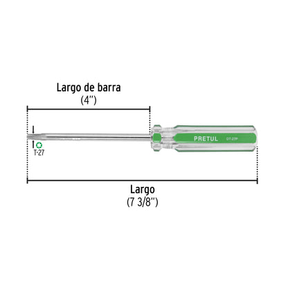 Desarmador punta Torx T 27 mango de PVC · vista 2