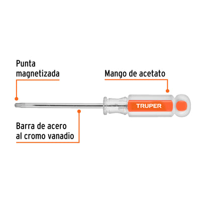 Desarmador Punta Torx T27 Mango Acetato