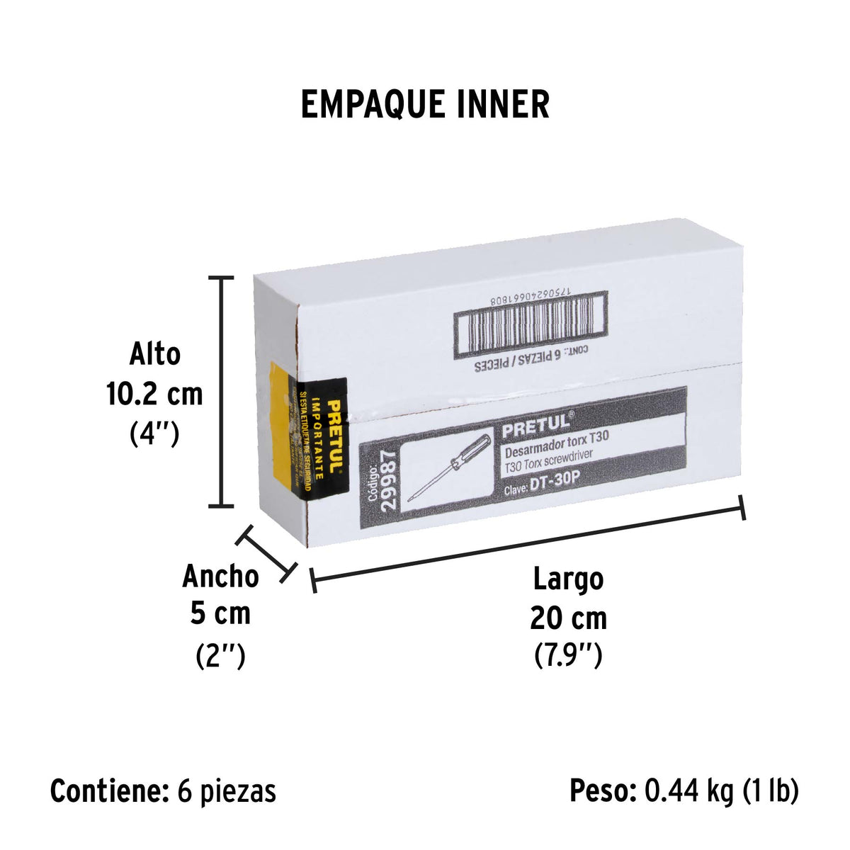 Desarmador punta Torx T 30 mango de PVC · vista 7