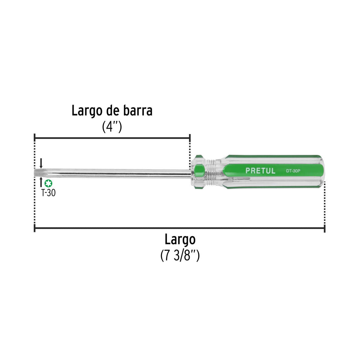 Desarmador punta Torx T 30 mango de PVC · vista 2