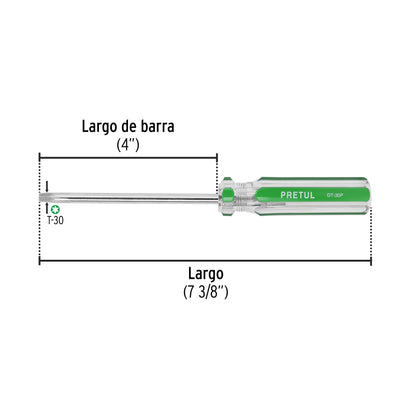 Desarmador punta Torx T 30 mango de PVC · vista 2
