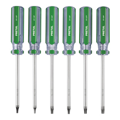 Juego de 6 desarmadores Torx mango de PVC