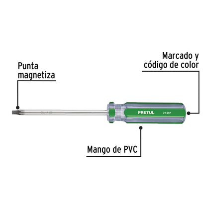 Juego de 6 desarmadores Torx mango de PVC · vista 4