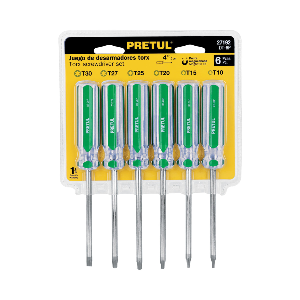 Juego de 6 desarmadores Torx mango de PVC · vista 3