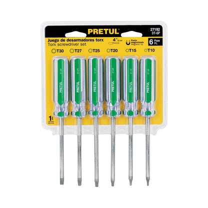Juego de 6 desarmadores Torx mango de PVC · vista 3