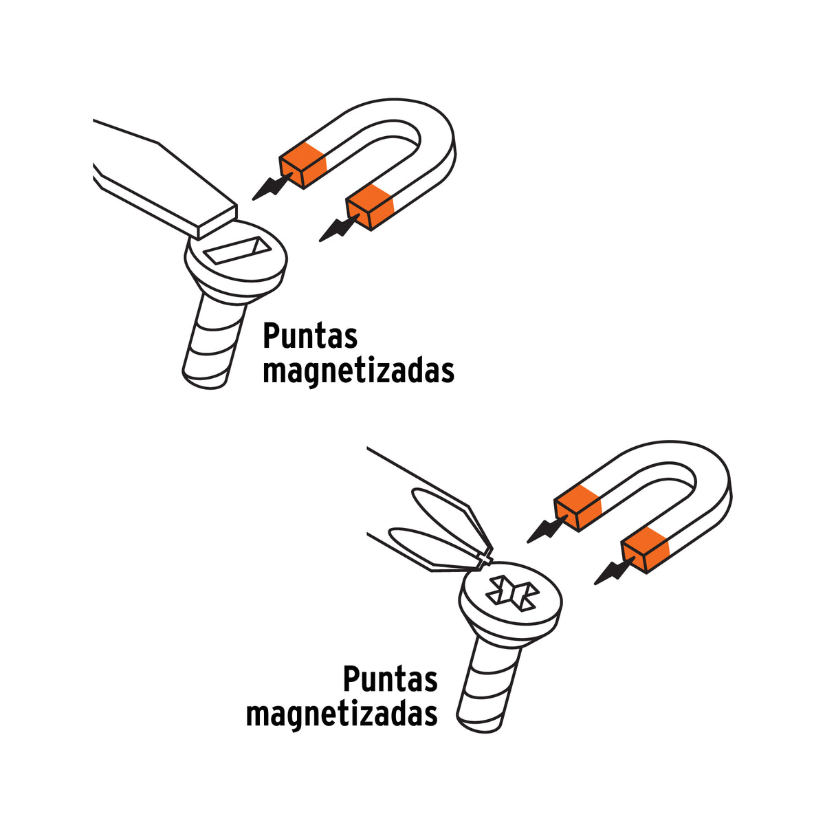 Dúo de desarmadores 1/4 x 4" mango Comfort Grip · vista 5