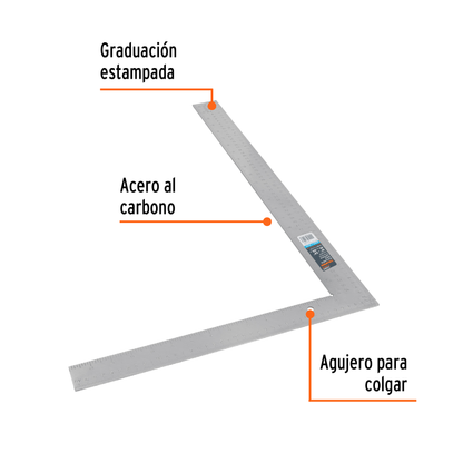 Escuadra de acero para cantero 16x24