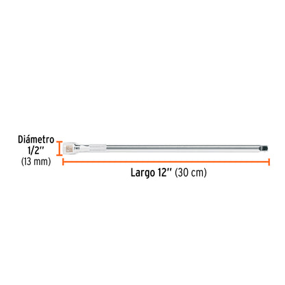 Extensión matraca cuadro 3/8 pulg 12 pulg