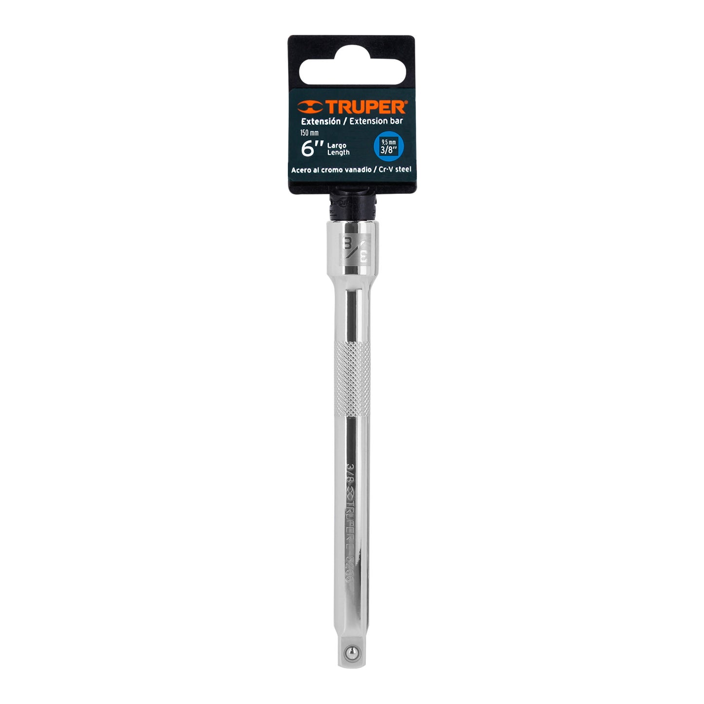 Extensión matraca cuadro 3/8 pulg 6 pulg