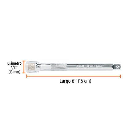 Extensión matraca cuadro 3/8 pulg 6 pulg
