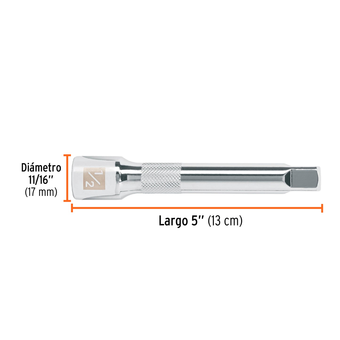 Extensión matraca cuadro 1/2 pulg 5 pulg